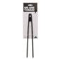 Zing Black Silicone Tongs
