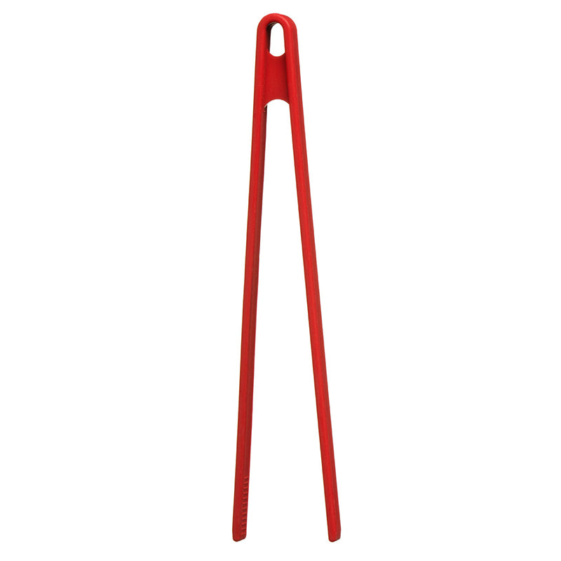 Zing Red Silicone Tongs