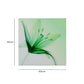 Green Floral Glass Wall Art dimensions and measurements