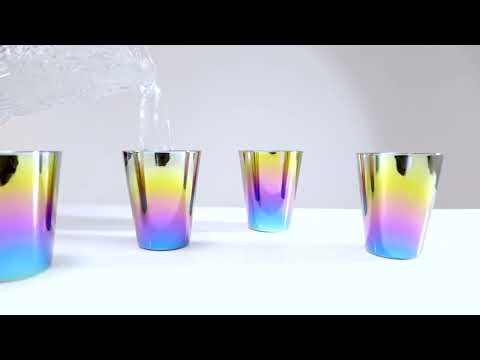 Aurora Glass Tumblers - Set of 4