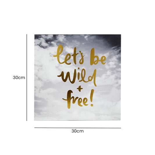 Wooden Motivational Quote Wall Plaque dimensions and size