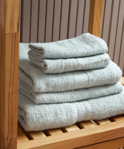 Thread and Loom Desert Sage 5pc Blue Towel Set