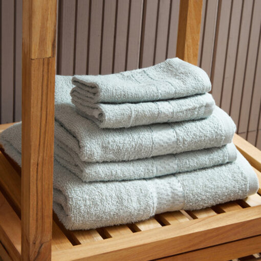 Thread and Loom Desert Sage 5pc Blue Towel Set