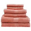 Thread and Loom Desert Sage 6pc Pink Towel Set