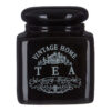 Vintage Home Black Edition Tea Jar