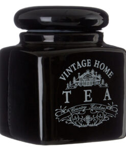 Vintage Home Black Edition Tea Jar