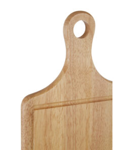 Rubberwood Indented Paddle Chopping Board