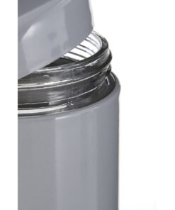 Grey Steel Wrap Glass Storage Jar – 800ml