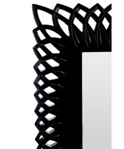 Swirl Black High Gloss 5 x 7″ Photo Frame